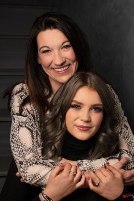mother and daughter photo shoot