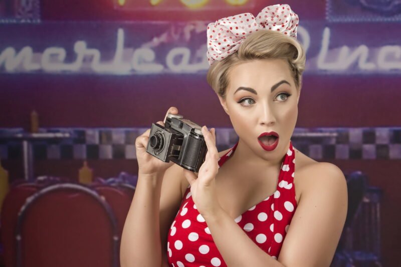 pin up makeover photoshoot